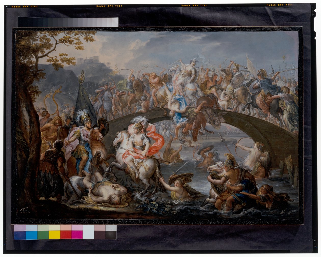 La battaglia delle Amazzoni da Johann Georg Platzer
