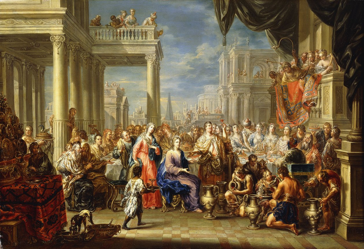 Le nozze di Cana da Johann Georg Platzer