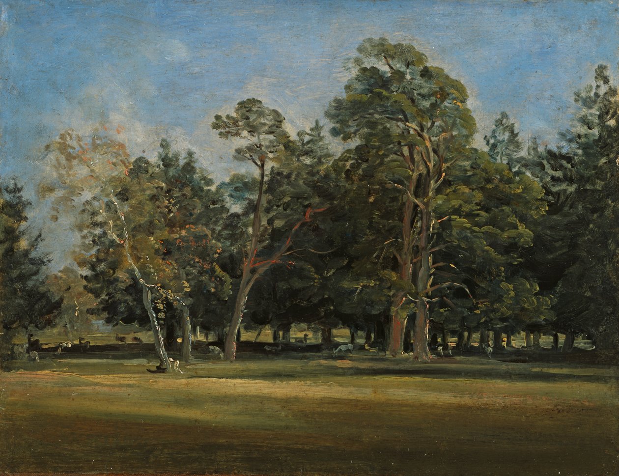 Il parco dei cervi a Monaco da Johann Georg von Dillis