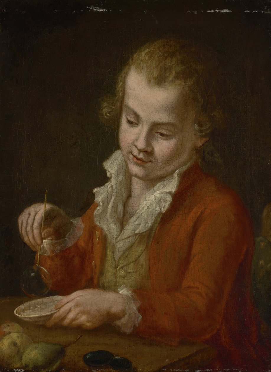 Ragazzo con bolle di sapone da Johann Georg von Edlinger