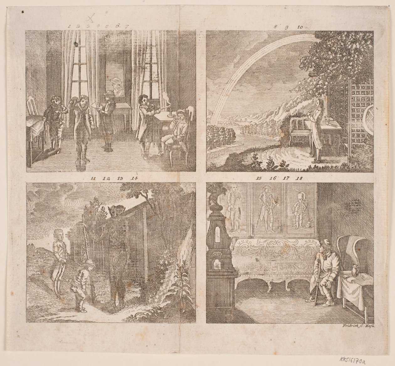 Rappresentazioni per bambini da Johann Gottlieb Friedrich