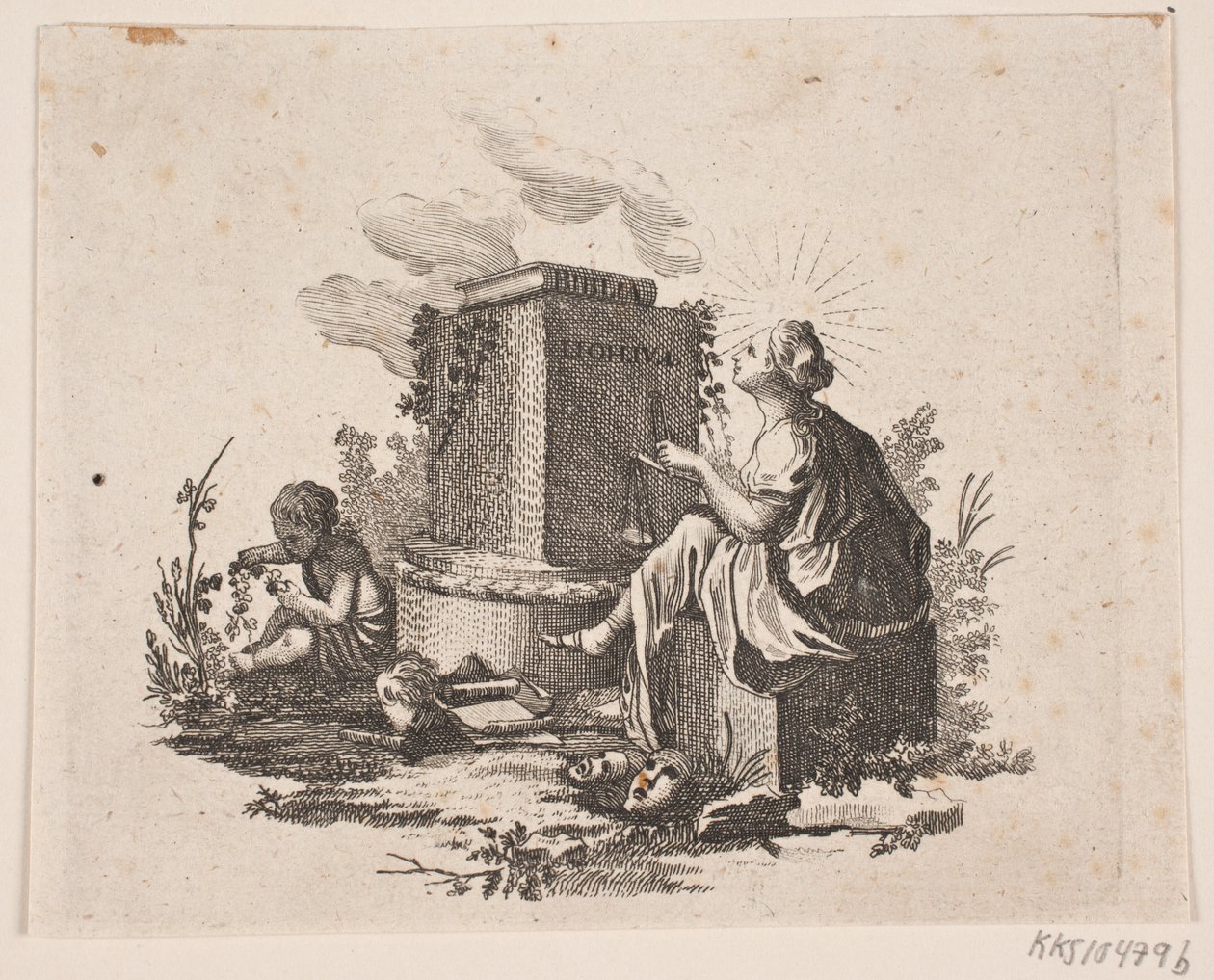 Vignetta per H. Niemeyer "Caratteristiche Bibliche" da Johann Gottlieb Friedrich