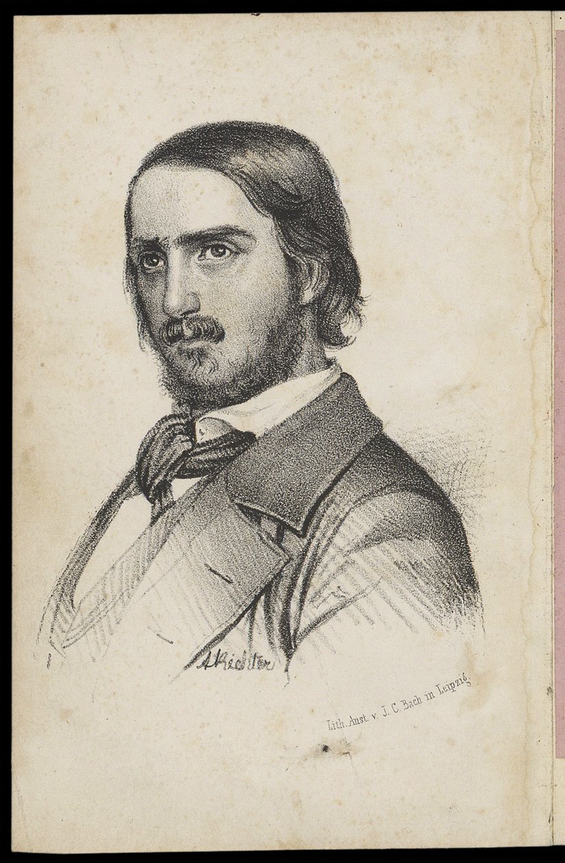 Georg Herwegh 1817-1875 da Johann Heinrich Richter