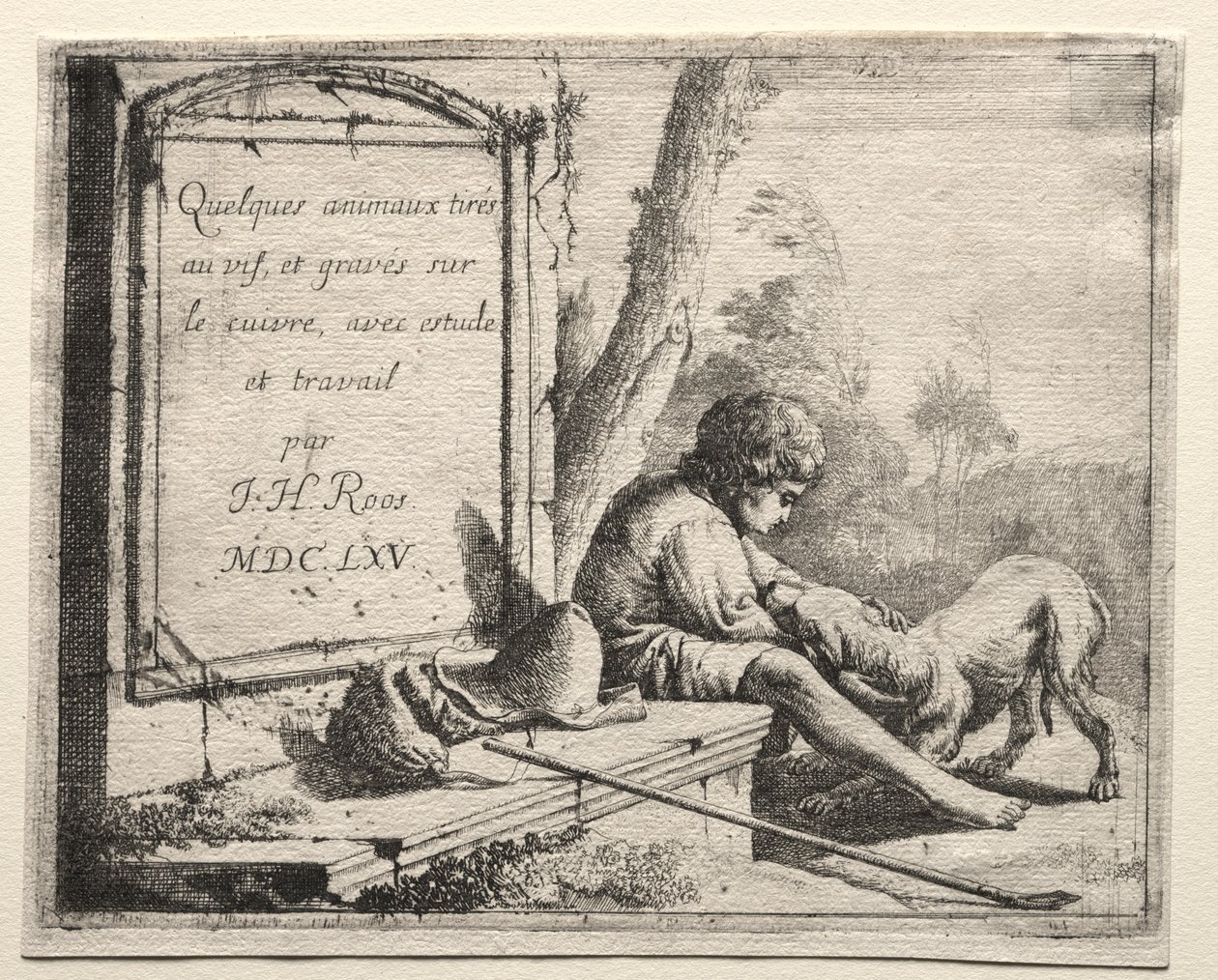Johann Heinrich Roos Shepherding (serie) da Johann Heinrich Roos