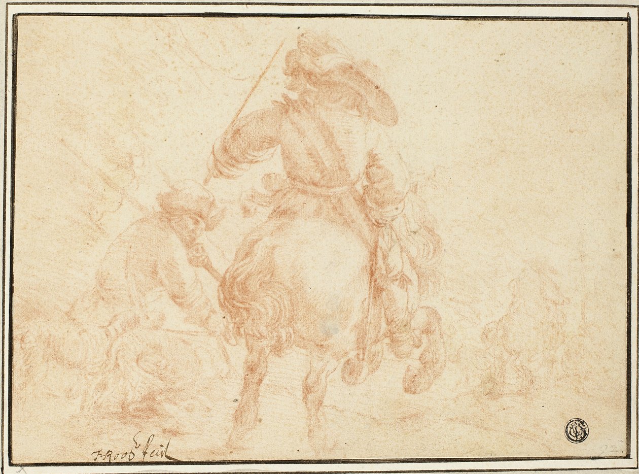 Soldati a cavallo da Johann Heinrich Roos
