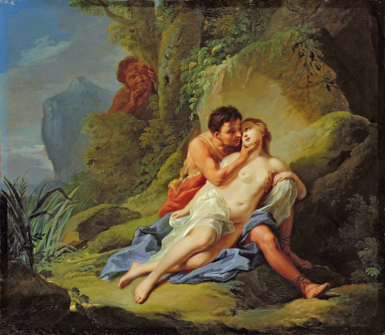 Aci e Galatea, 1758 da Johann Heinrich Tischbein