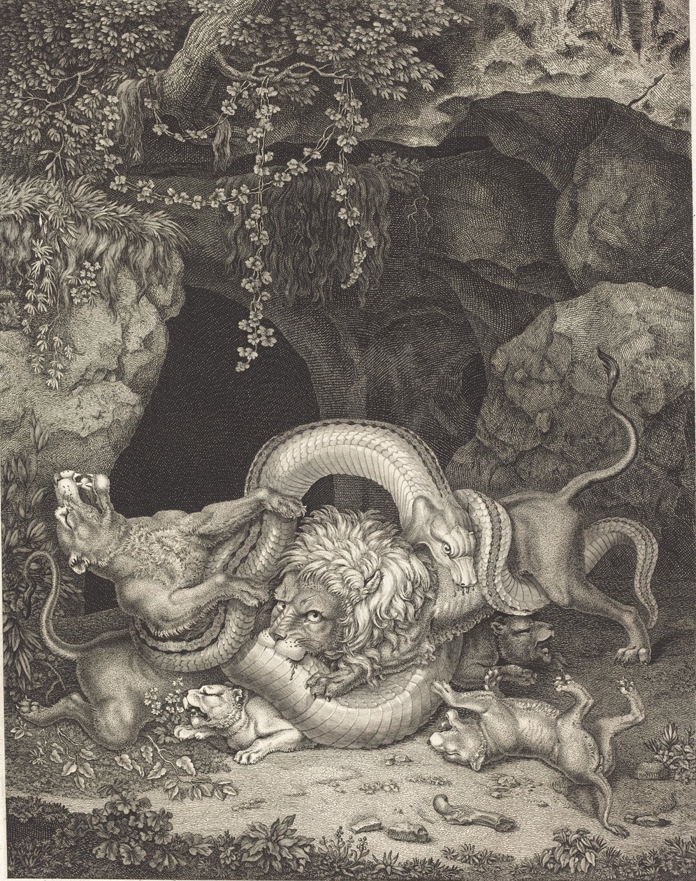 Il Laocoonte animale da Johann Heinrich Wilhelm Tischbein