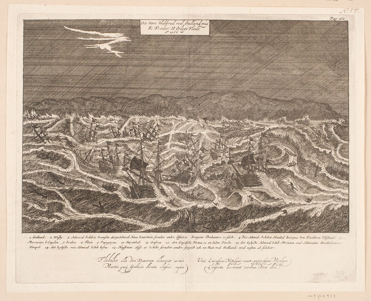 Naufragio a Gulland, 1566 da Johann Husman