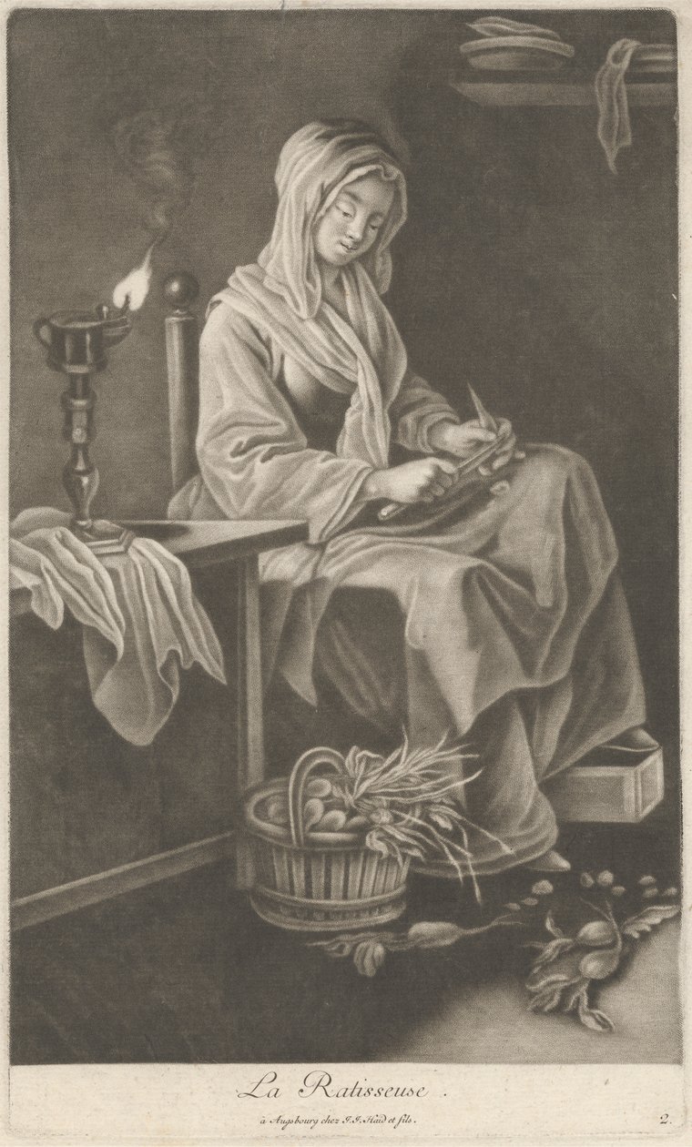La rastrellatrice da Johann Jacobus Haid