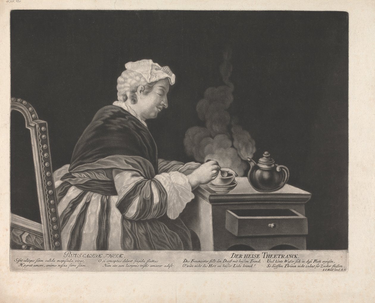Potus Calidae Theiae da Johann Jacobus Haid