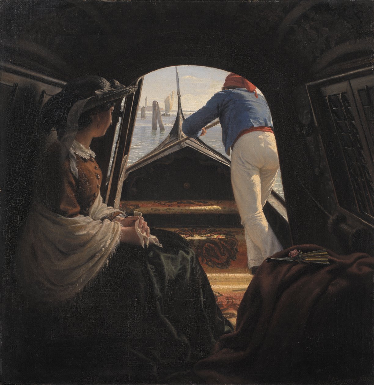 Una gondola da Johann Julius Exner