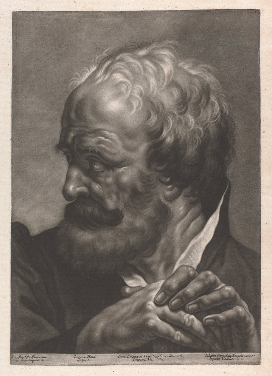Ritratto di un uomo da Johann Lorenz Haid