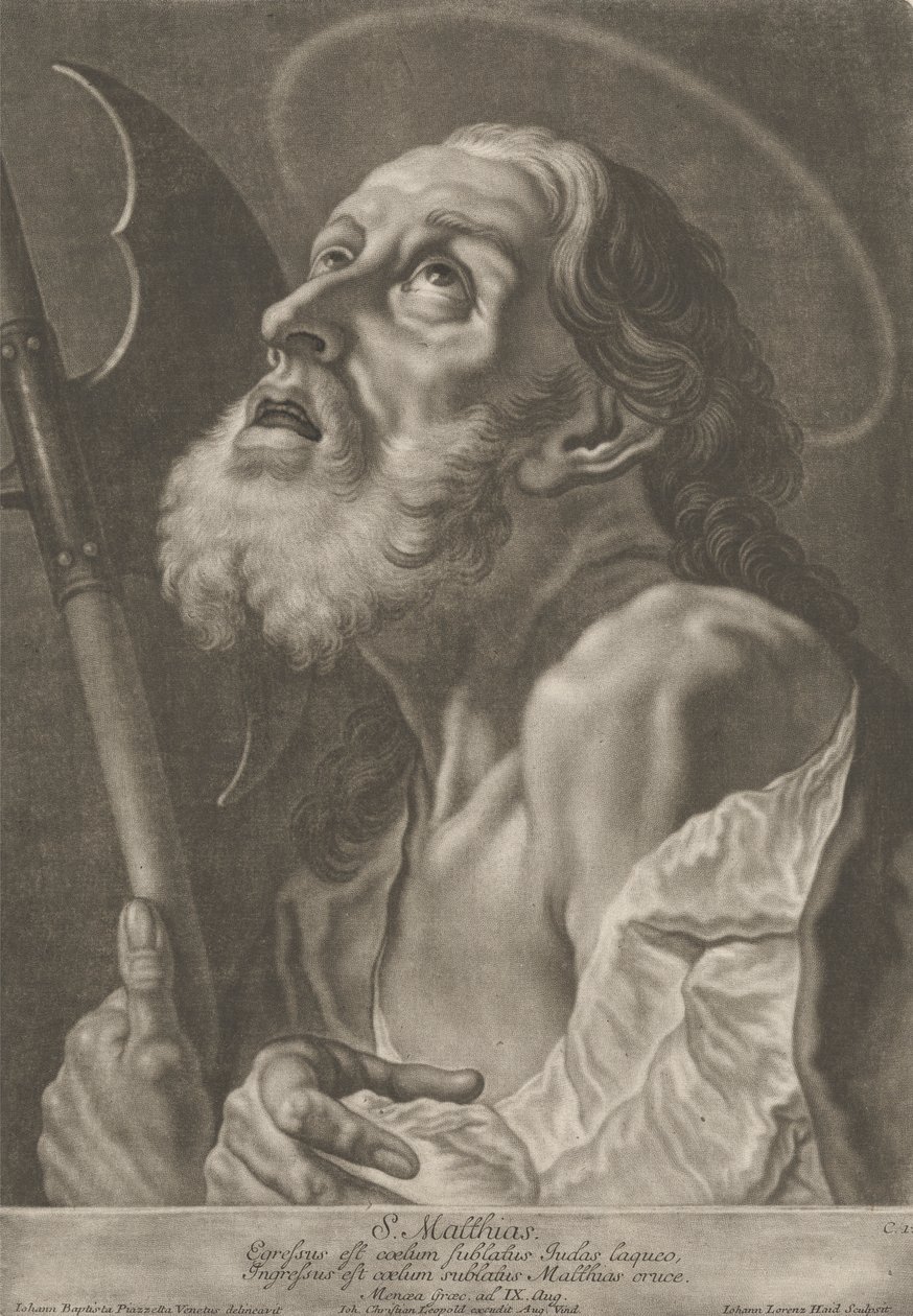 San Mattia da Johann Lorenz Haid