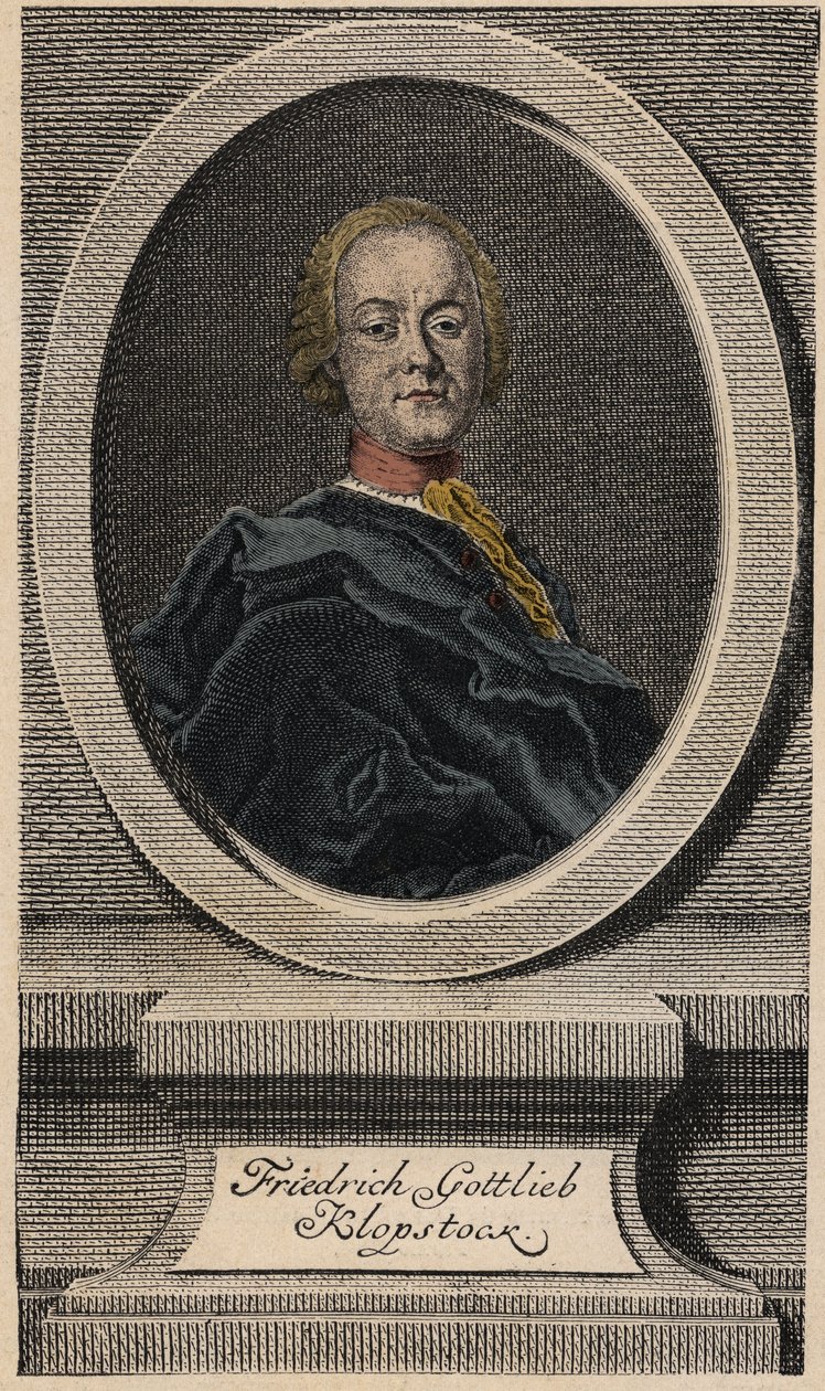 Friedrich Gottlieb Klopstock (1724-1803), poeta tedesco da Johann Martin Bernigeroth