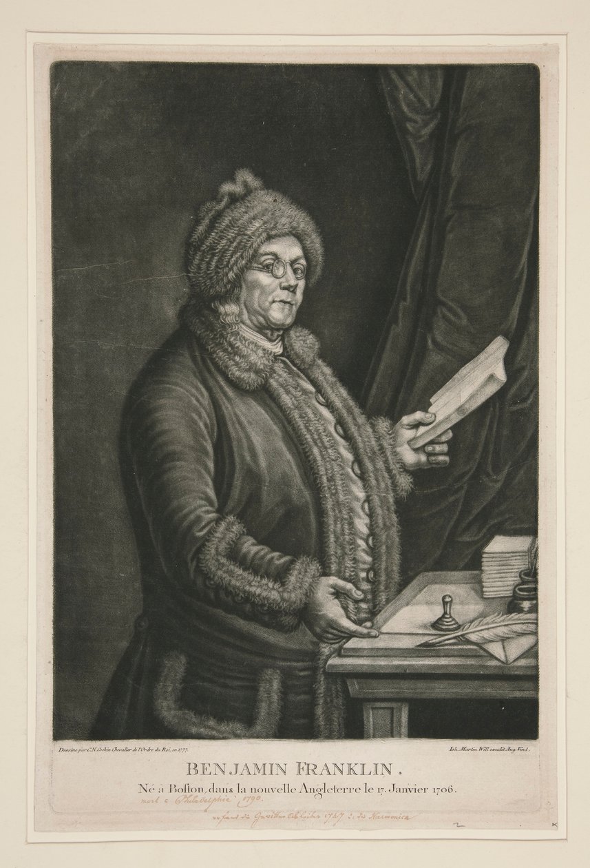 Benjamin Franklin da Johann Martin Will