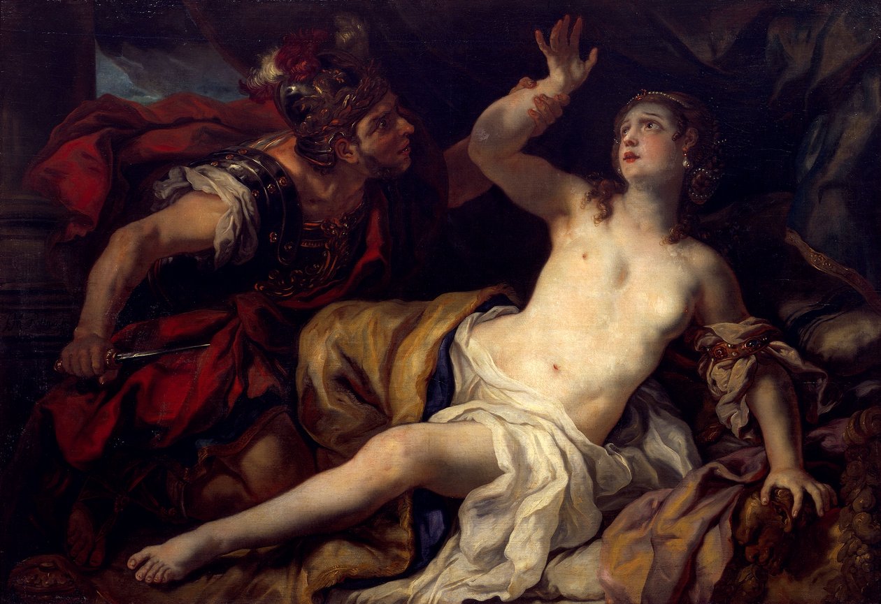 Tarquinio e Lucrezia da Johann Michael Rottmayr
