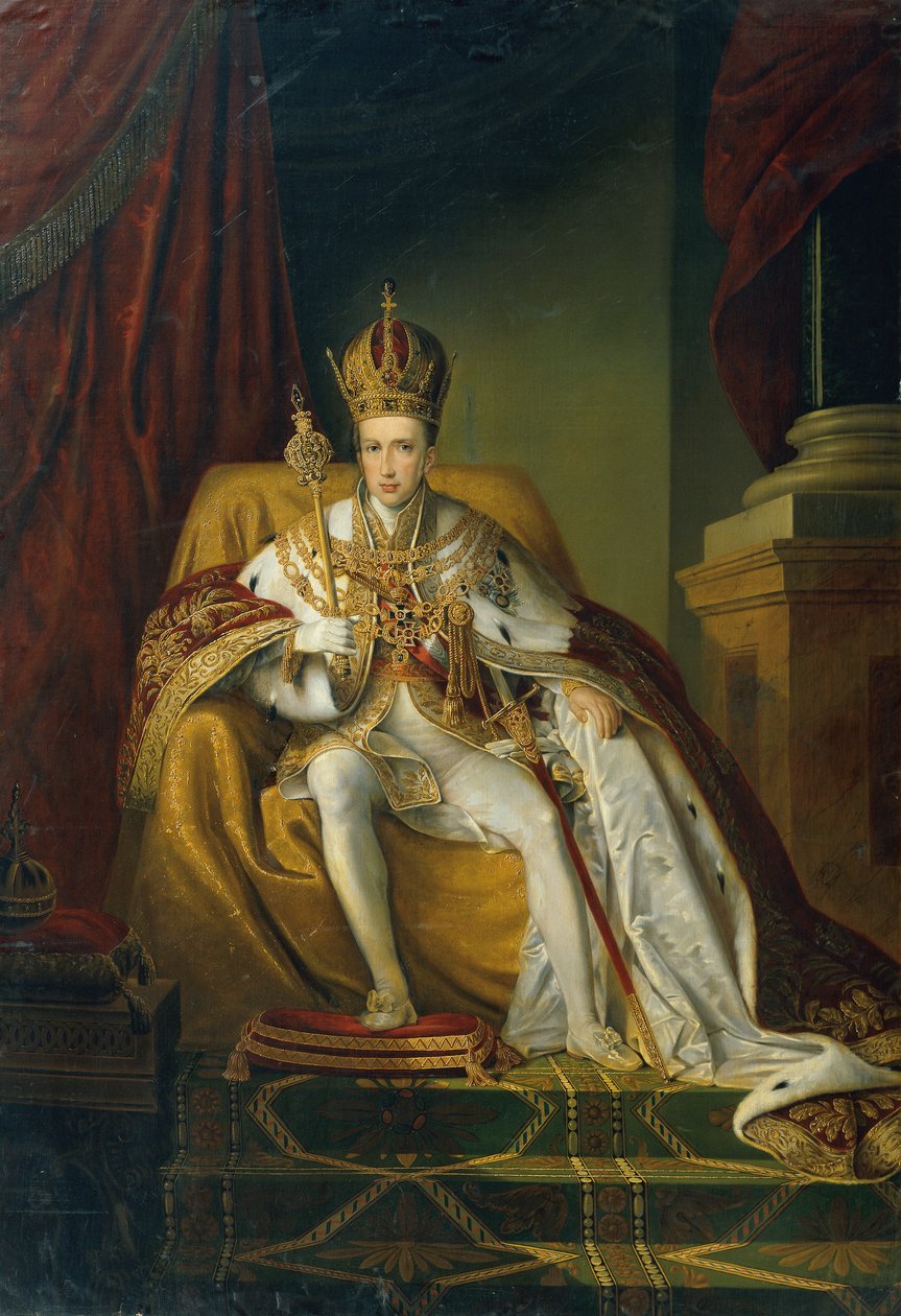 Imperatore Ferdinando I in abito di incoronazione da Johann Nepomuk Ender