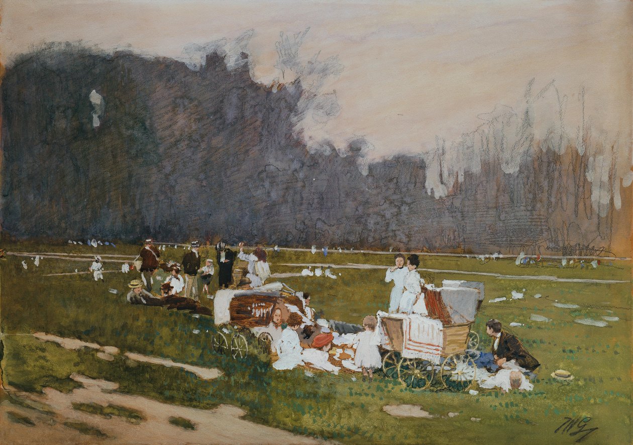 Sul prato da Johann Nepomuk Geller