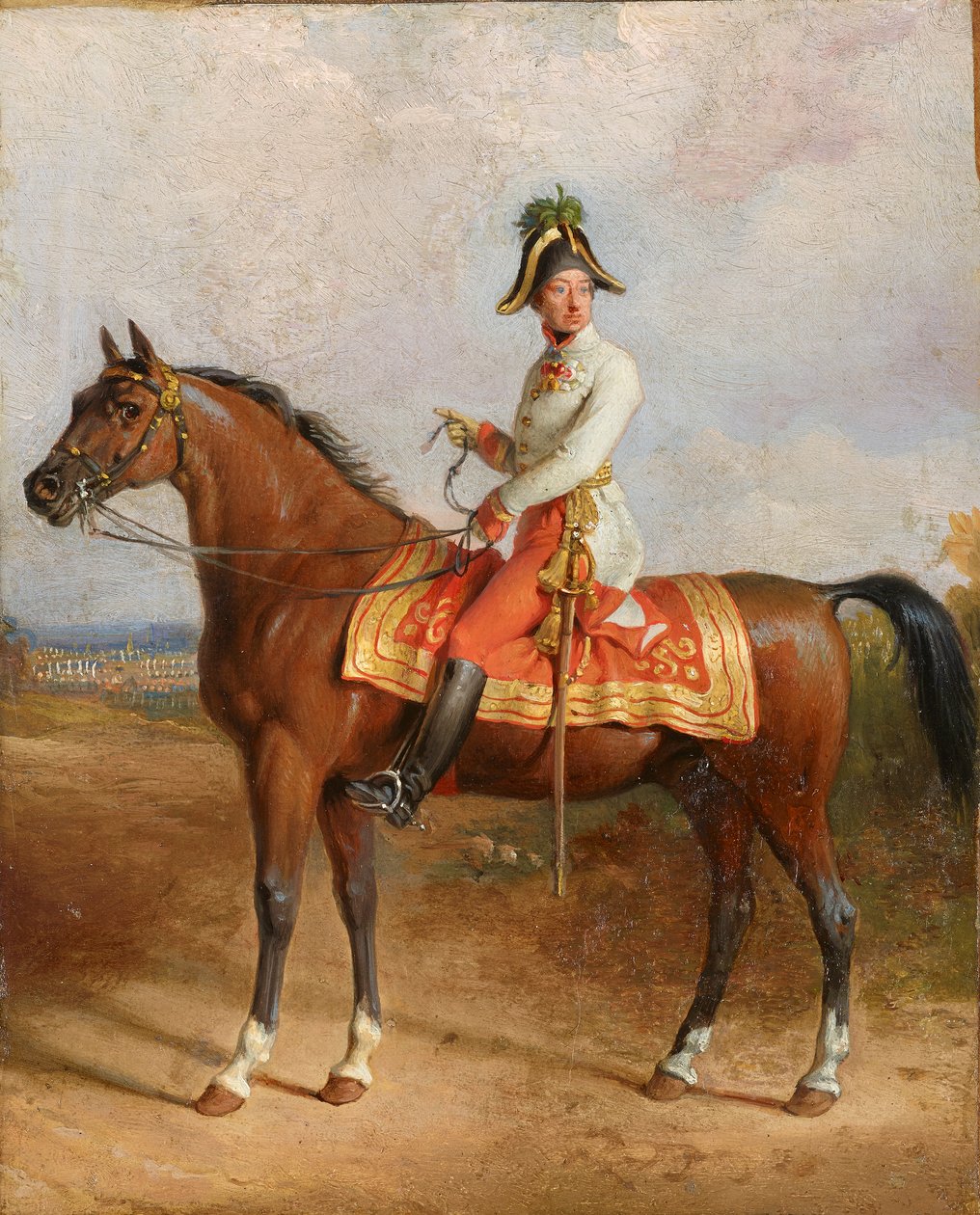 Arciduca Carlo a cavallo da Johann Peter Krafft