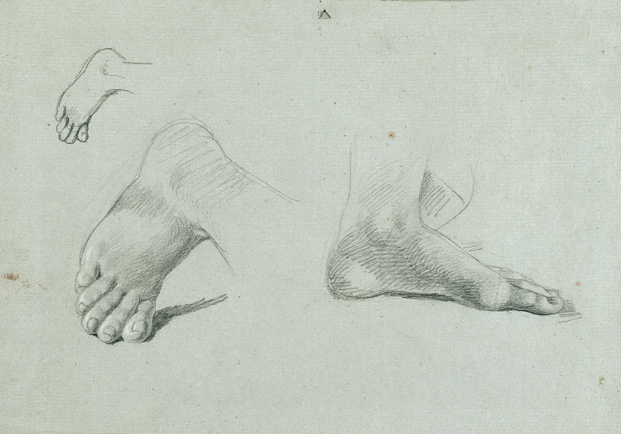Studio di piede da Johann Peter Krafft