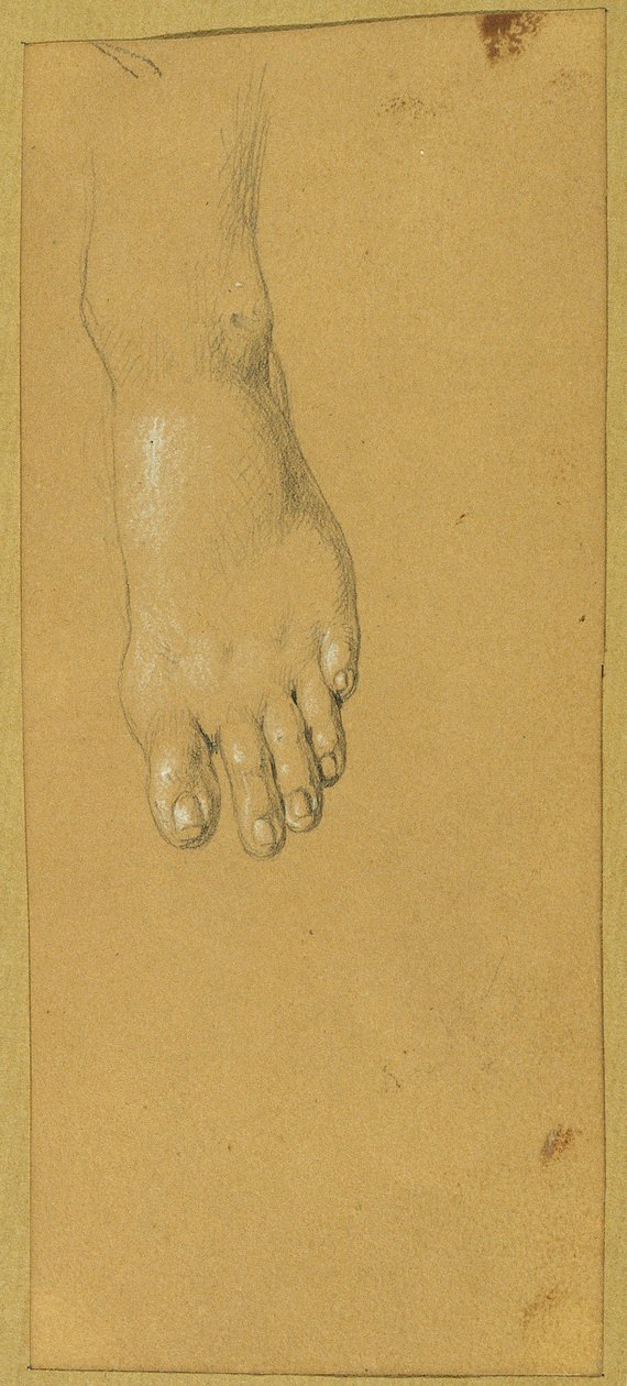 Studio di piedi per "Rüdiger e Angelika" da Johann Peter Krafft