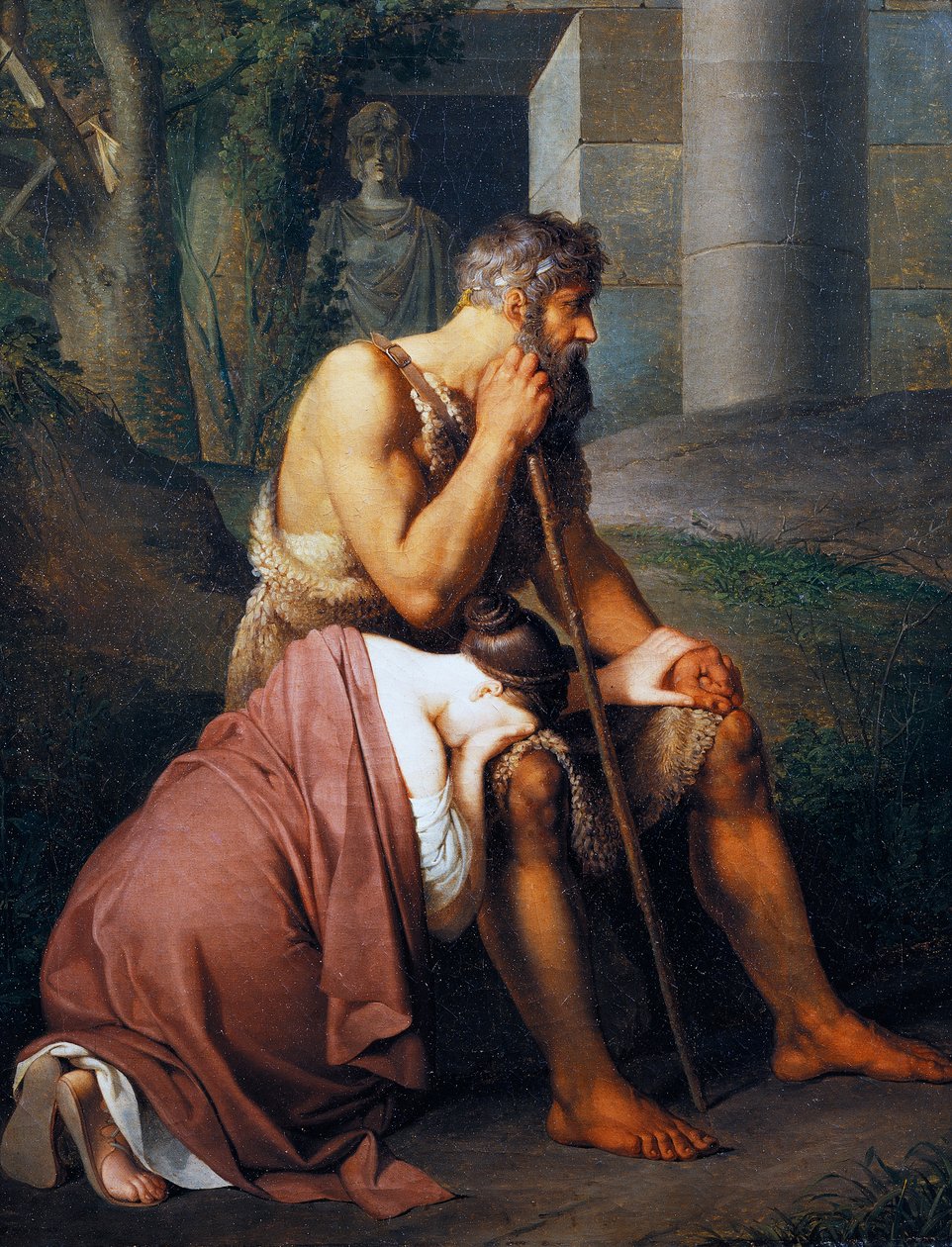 Edipo e Antigone da Johann Peter Krafft