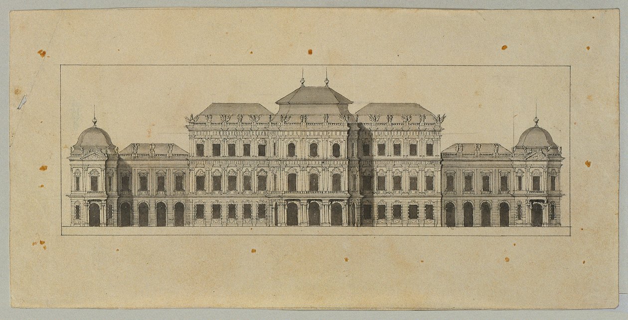 Studio per il Belvedere Superiore da Johann Peter Krafft