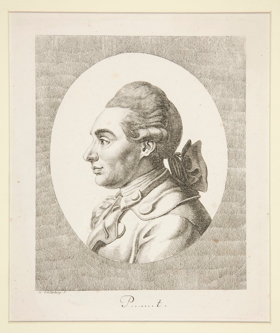 Ritratto di P da Johann Rudolph Schellenberg