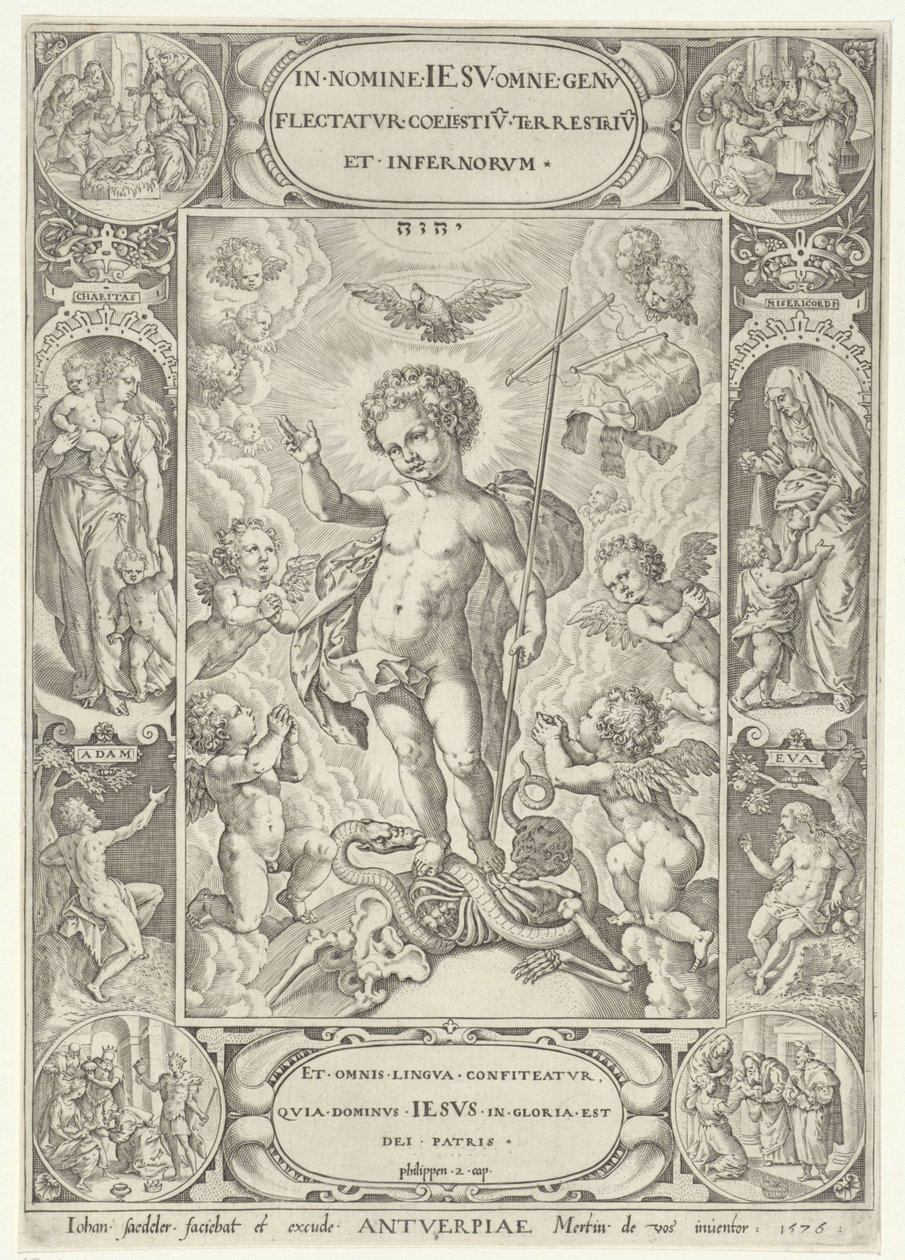 Cristo bambino da Johann Sadeler (I)