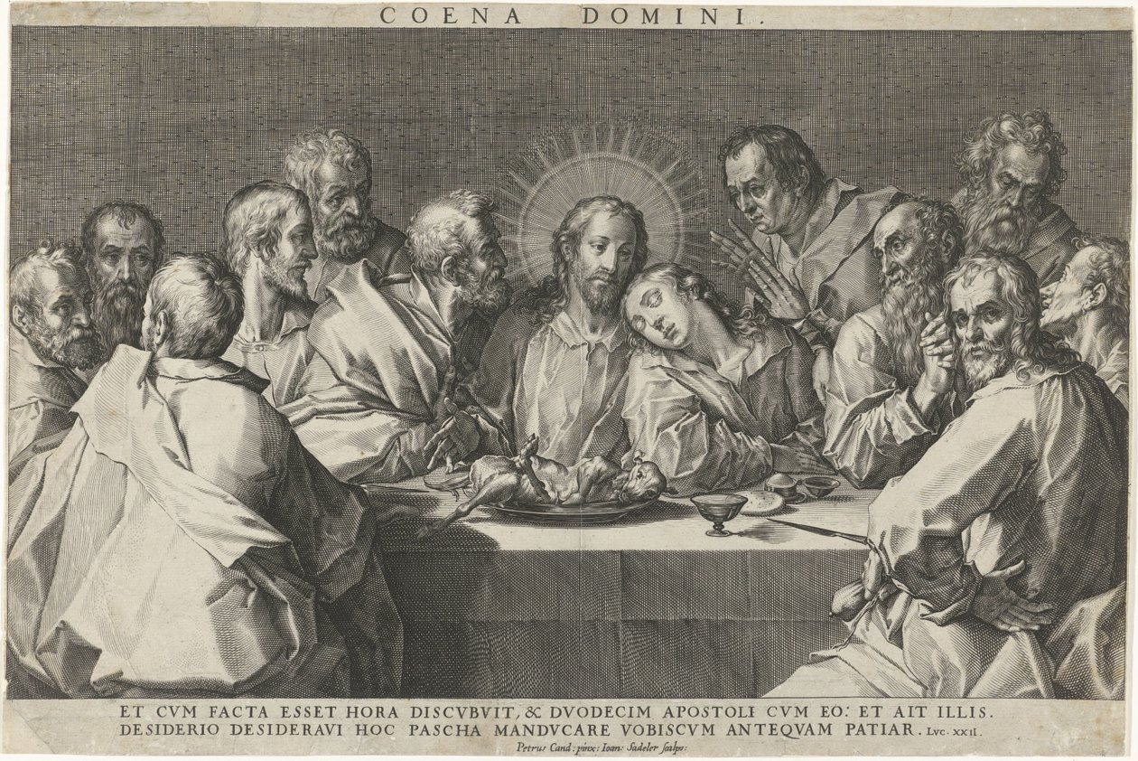 Ultima Cena da Johann Sadeler (I)