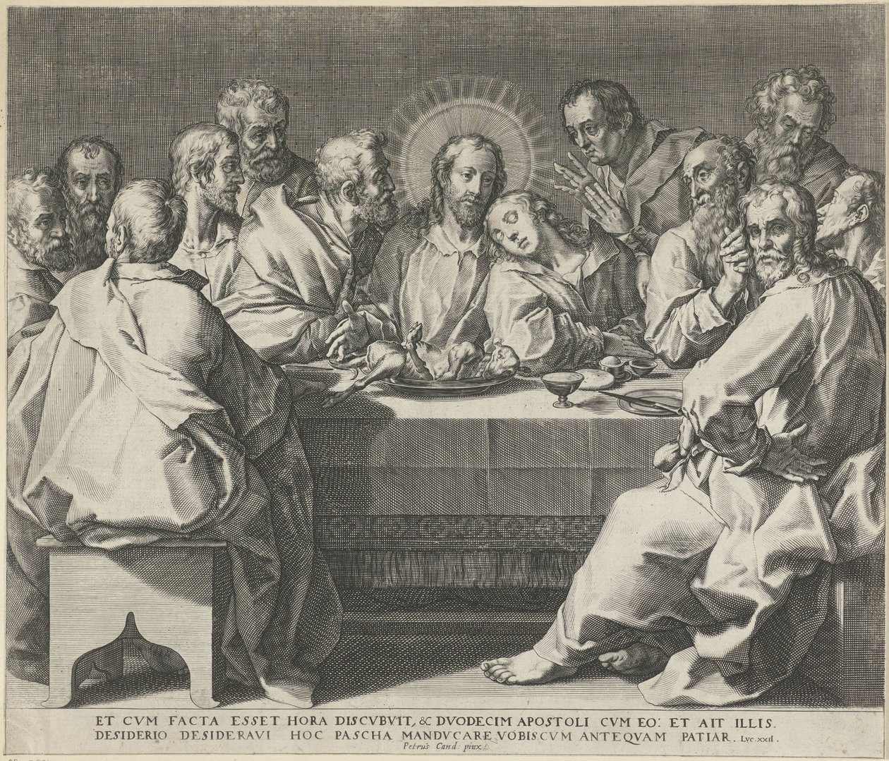 Ultima Cena da Johann Sadeler (I)