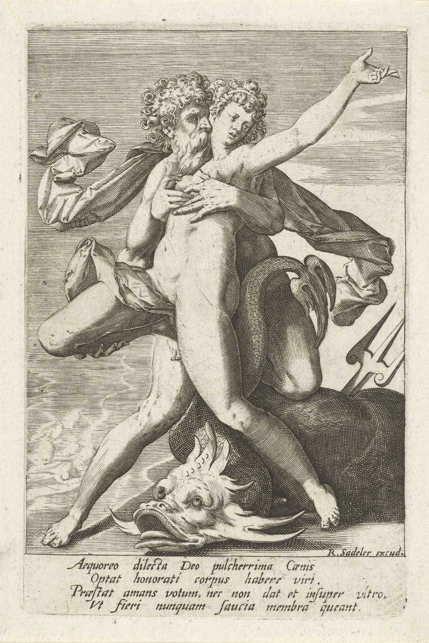 Nettuno sorprende Caenis da Johann Sadeler (I)