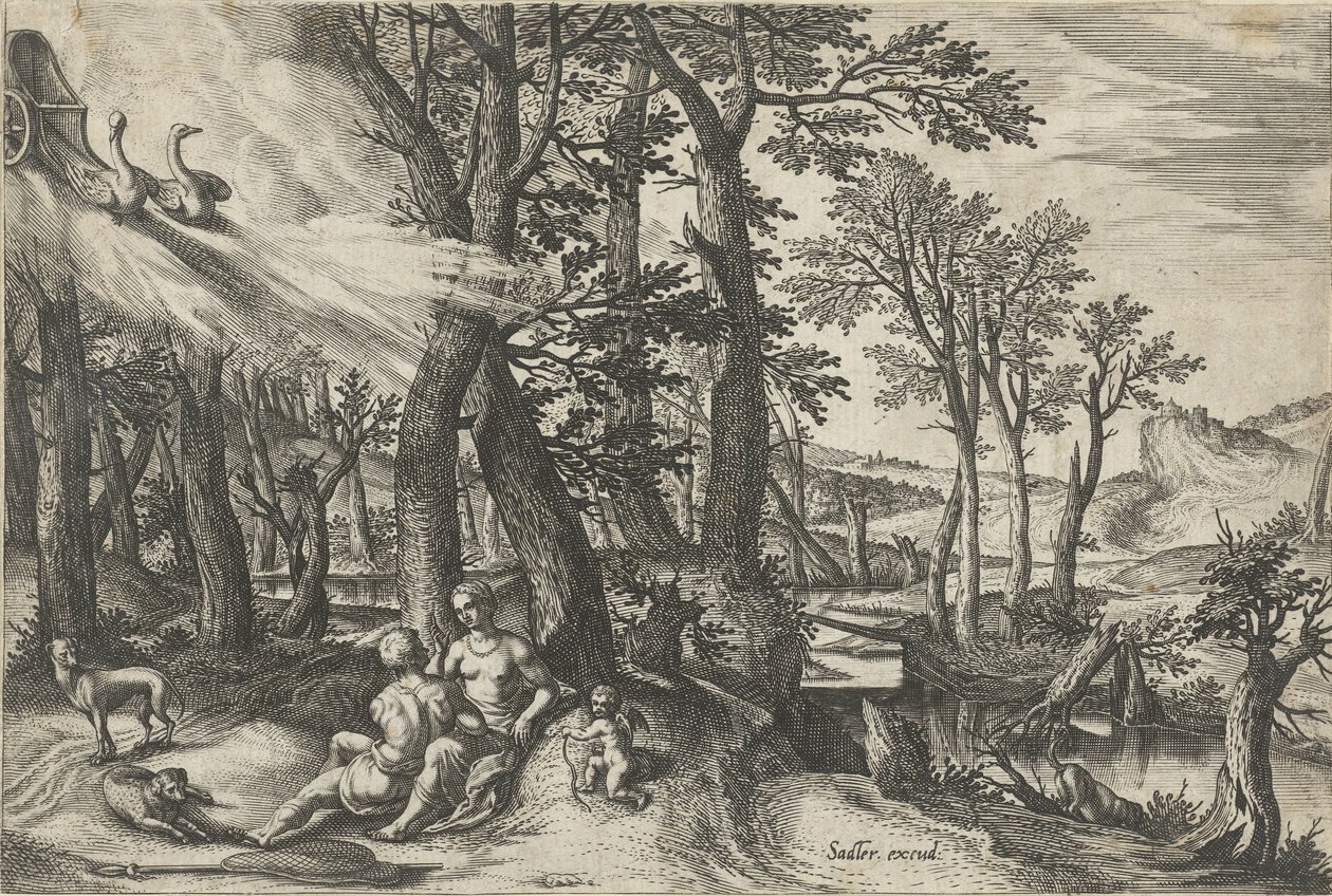 Venere e Adone da Johann Sadeler (I)