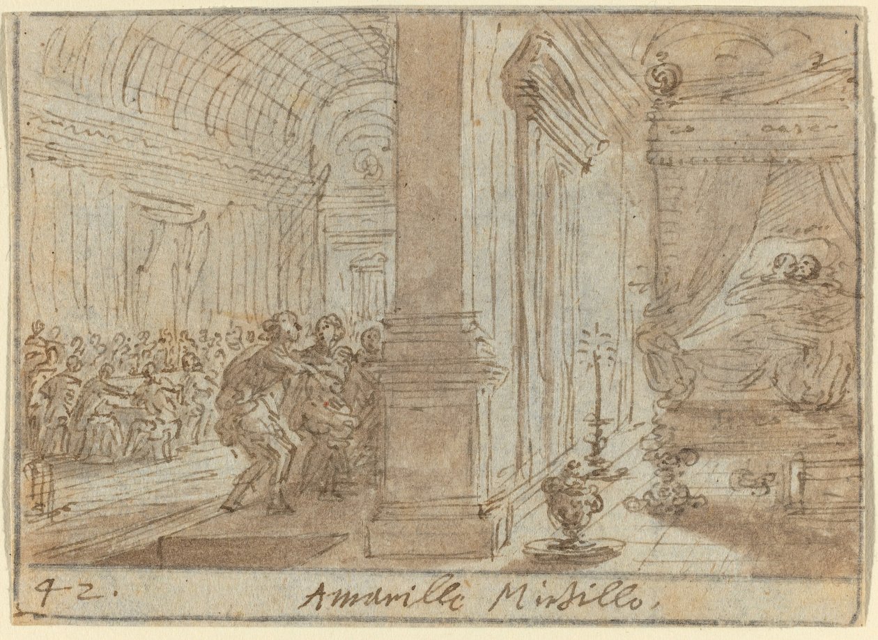 Amarilli e Mirtillo da Johann Wilhelm Baur