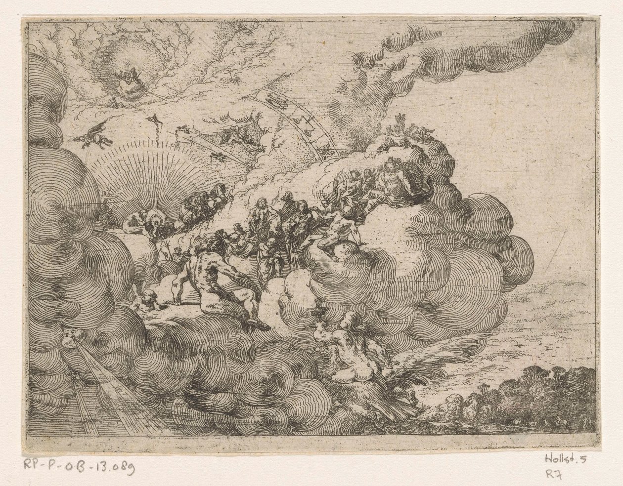 Aria (serie: Quattro elementi) da Johann Wilhelm Baur