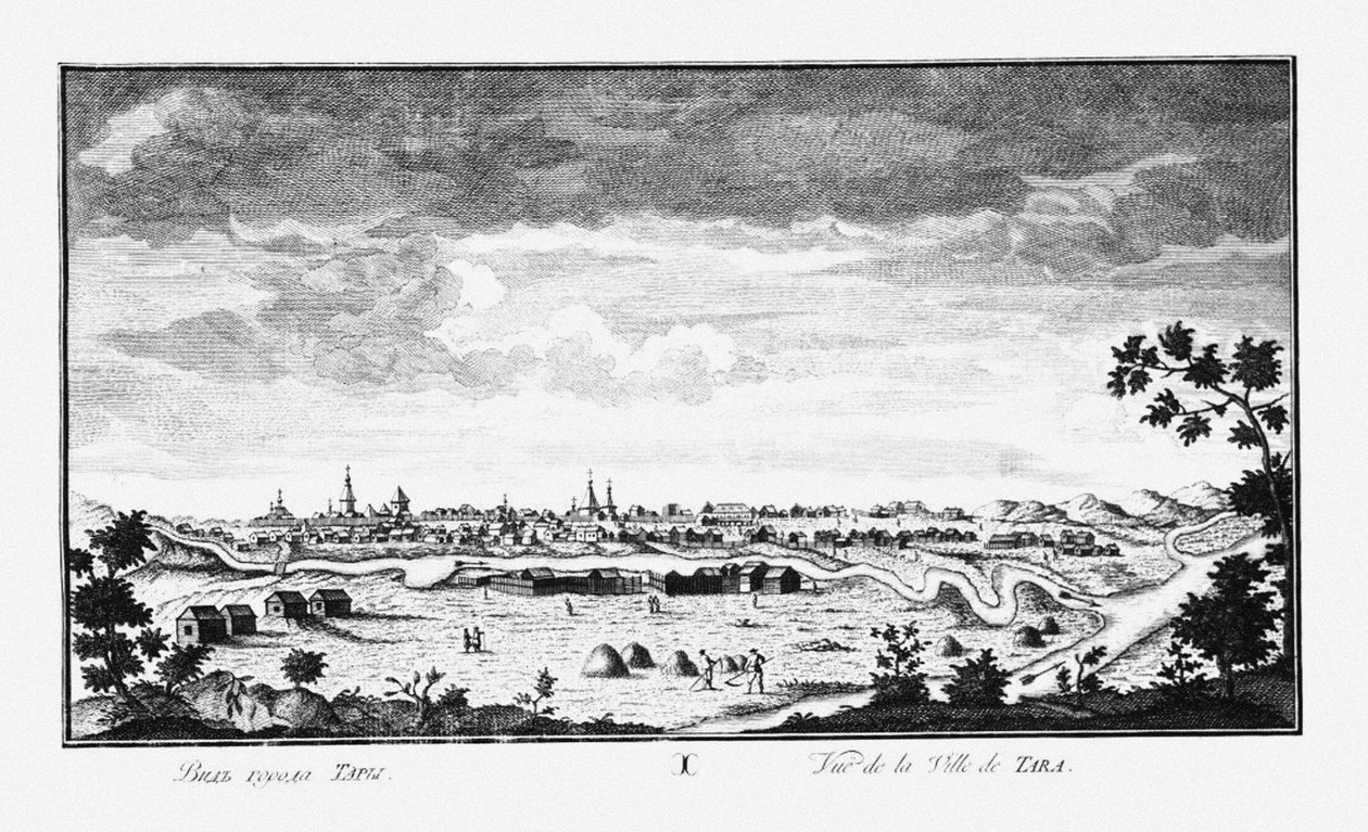 Veduta di Tara da Johann Wilhelm Lürsenius