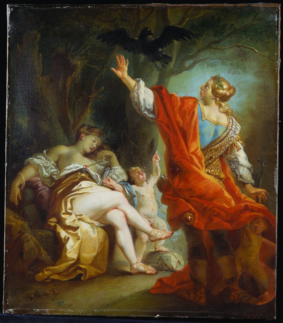 Apollo uccide Coronis da Johan Joseph Zoffany