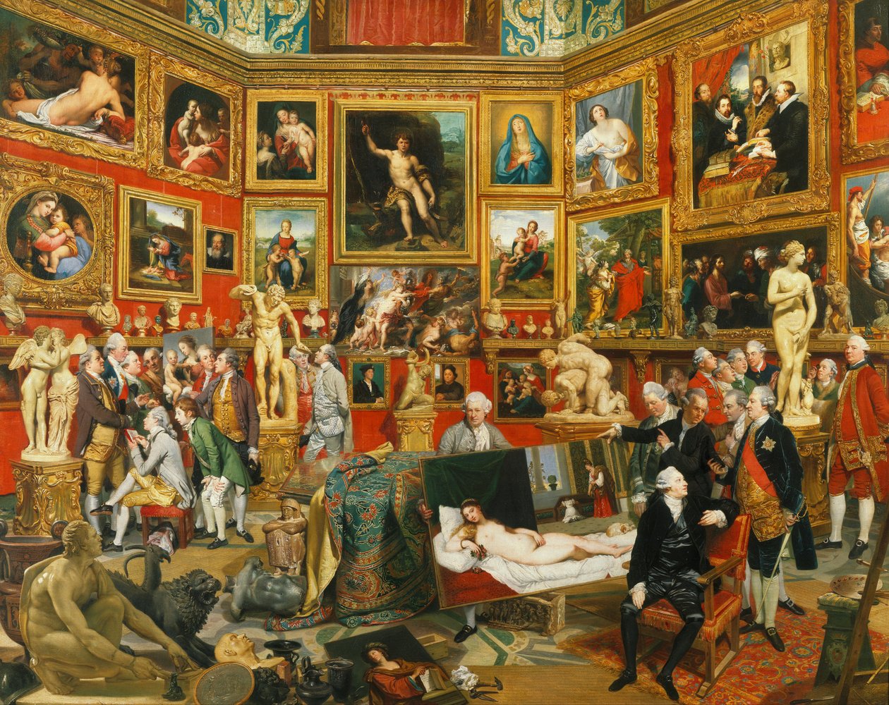 La Tribuna degli Uffizi da Johann Zoffany