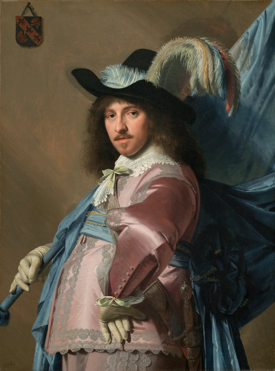 Andries Stilte come portabandiera da Johannes Cornelisz. Verspronck