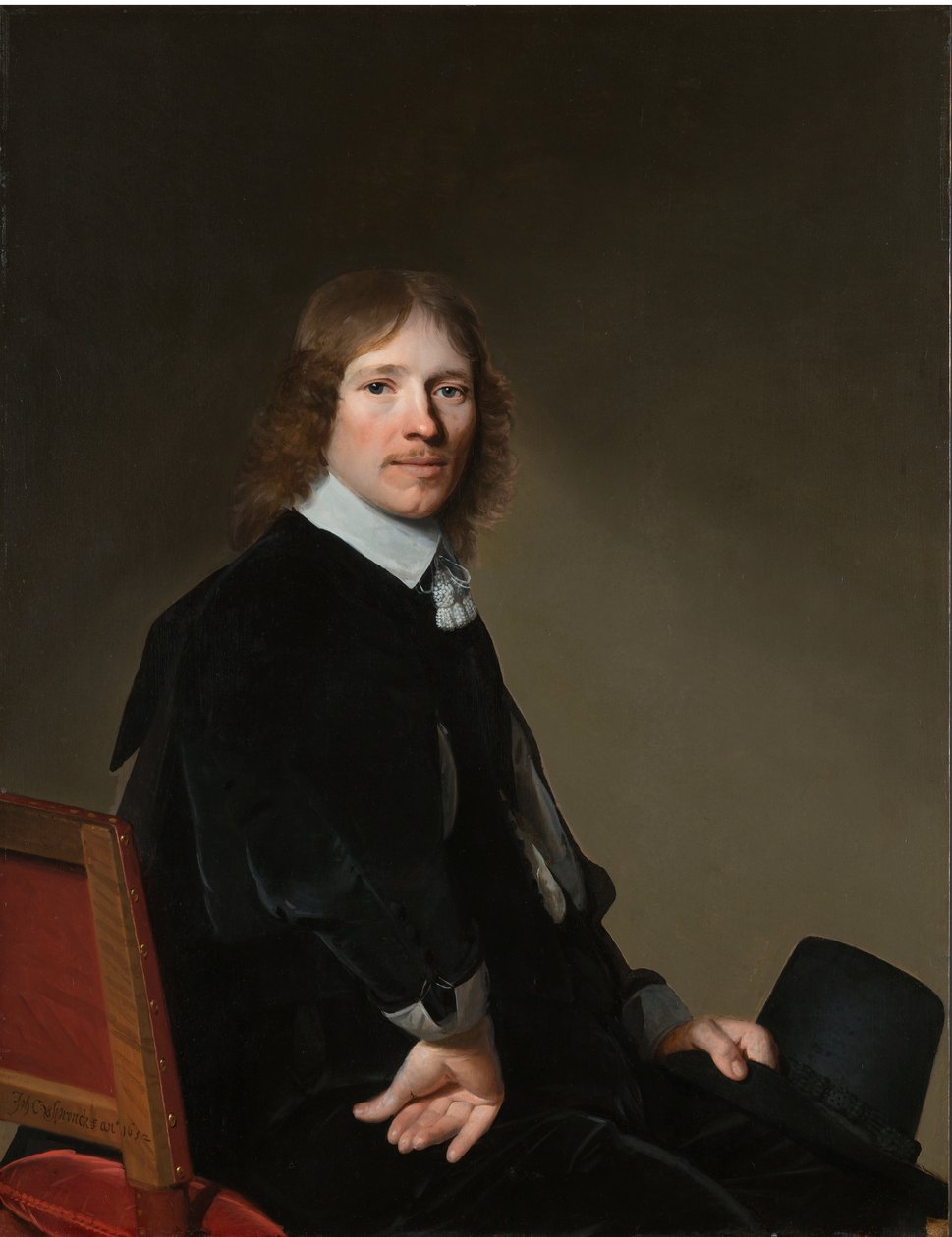 Ritratto di Eduard Wallis (1621-1684) da Johannes Cornelisz. Verspronck