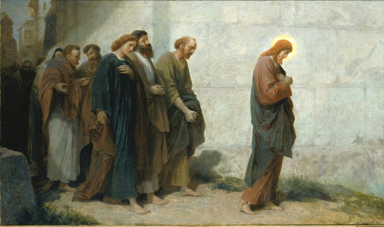 Scendendo al Getsemani da Johannes Adam Simon Oertel