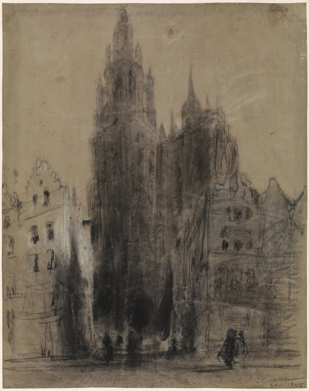 Cattedrale di Nostra Signora di Anversa da Johannes Bosboom