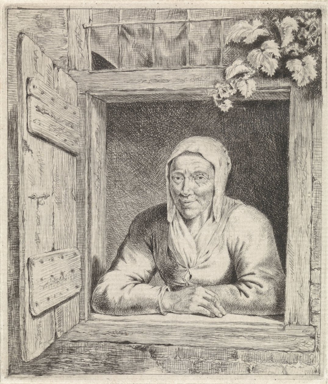 Donna alla finestra da Johannes Christiaan Janson
