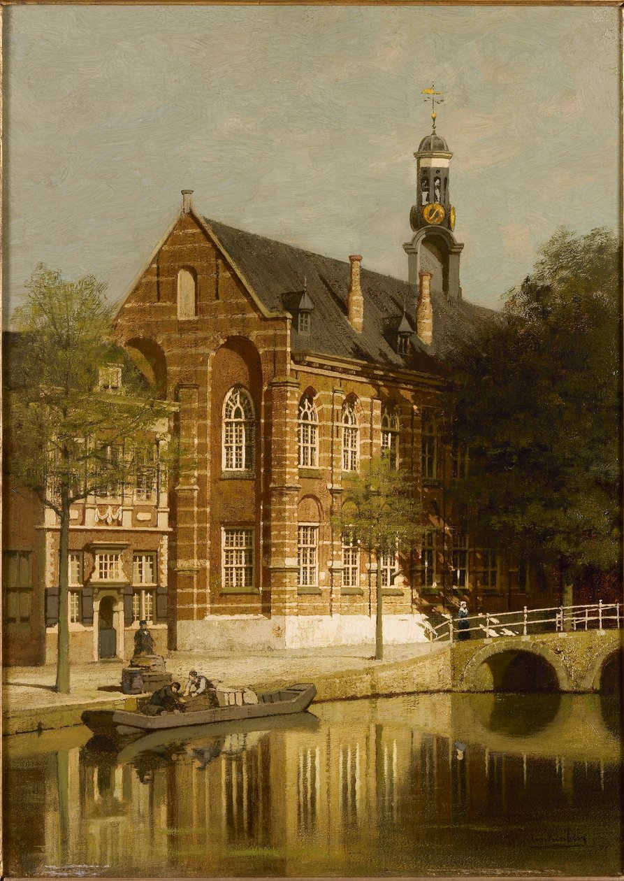 Veduta di Leiden da Johannes Christiaan Karel Klinkenberg
