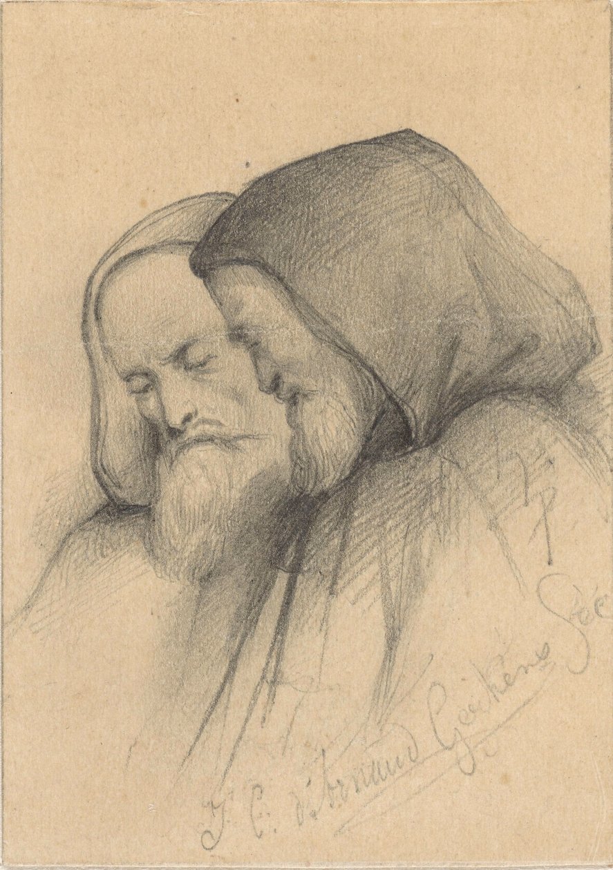 Due vecchi in abito monastico da Johannes Christiaan d