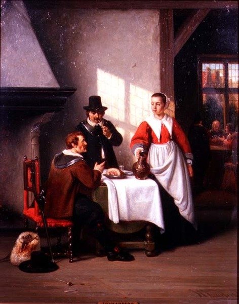 Interno di una taverna da Johannes Christoffel Vaarberg