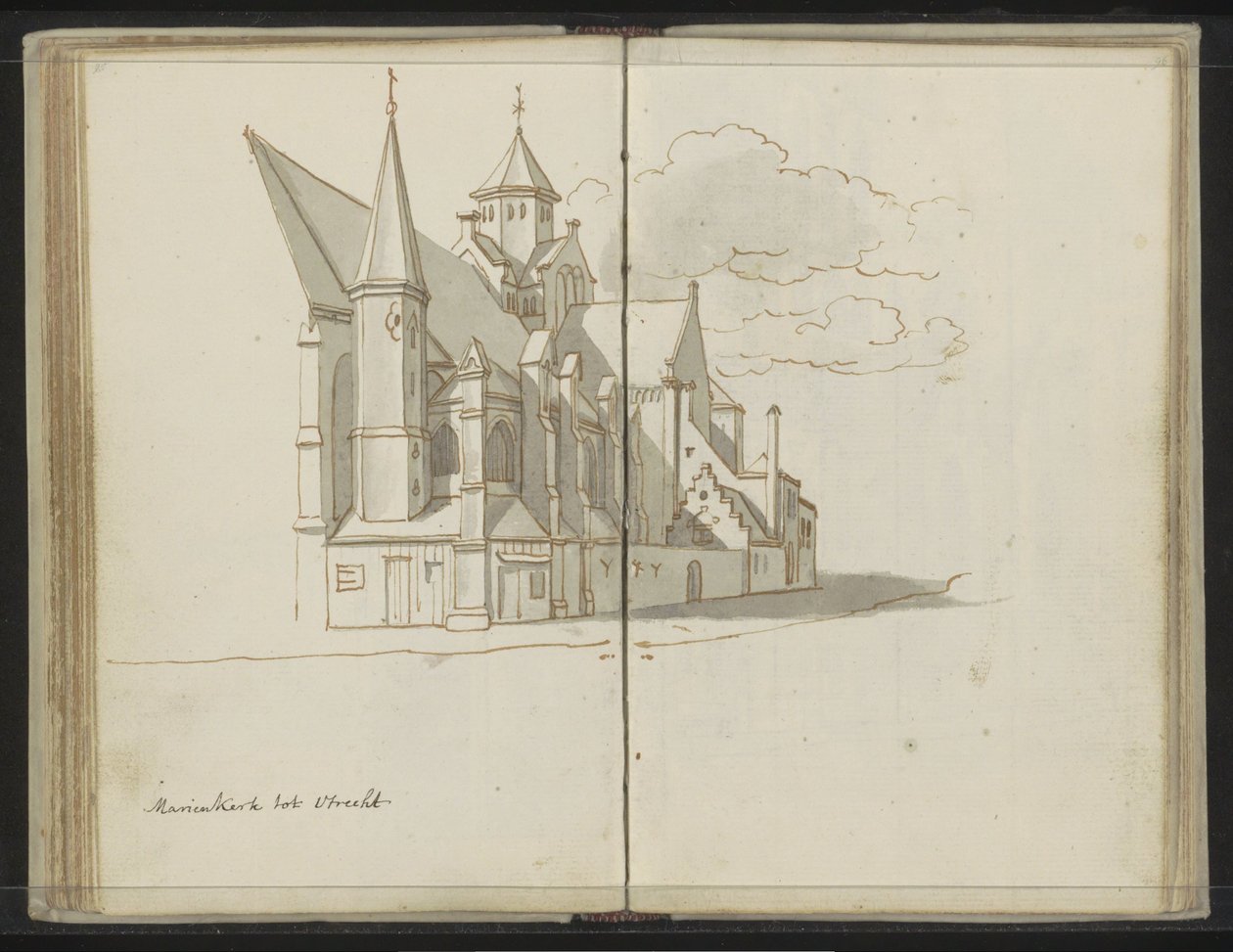 Chiesa di Santa Maria a Utrecht da Johannes Huibert Prins