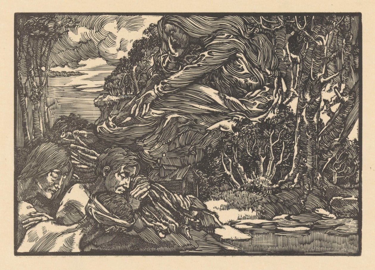 Apparizione nella foresta da Johannes Josephus Aarts