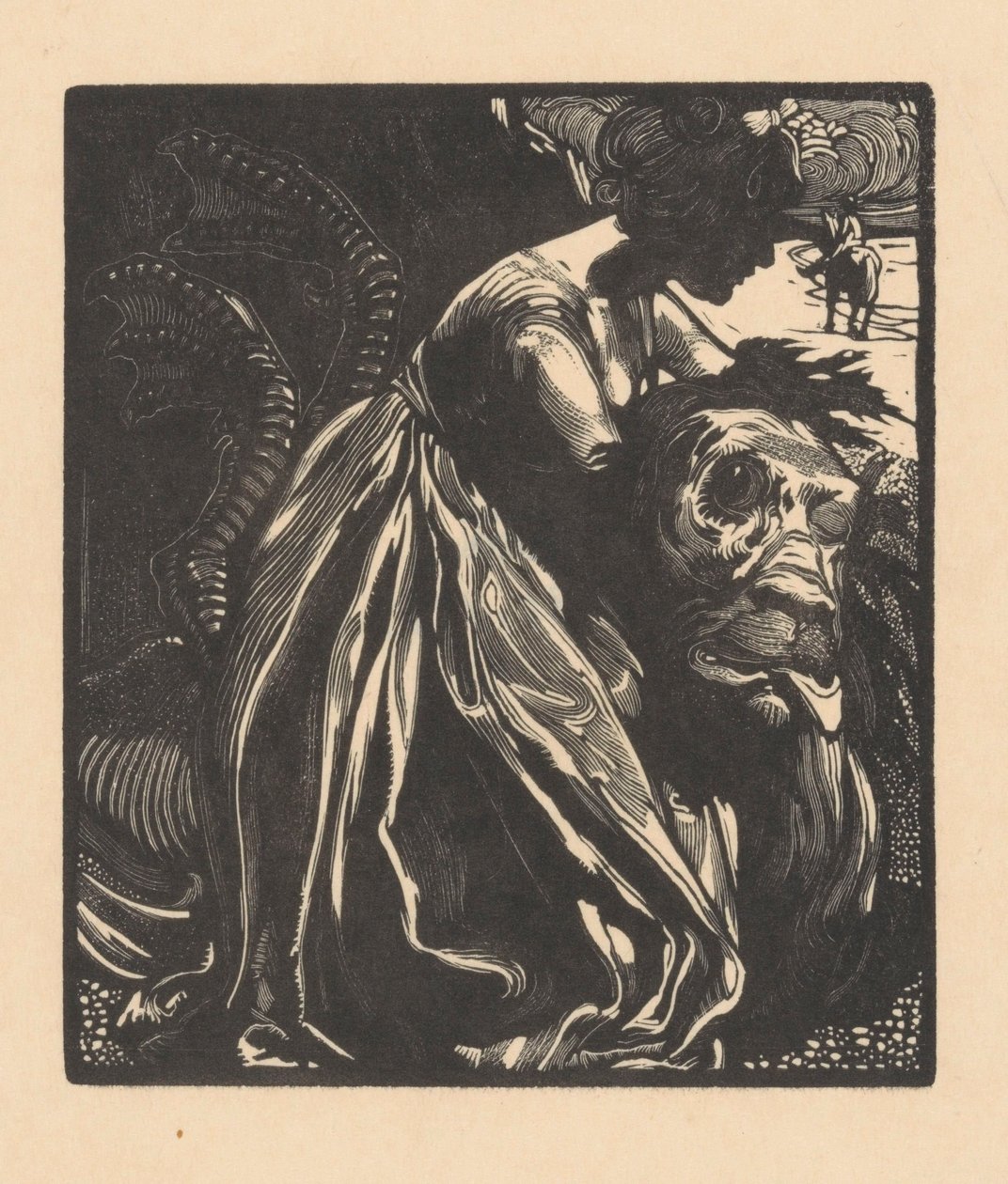 Donna con mostro da Johannes Josephus Aarts