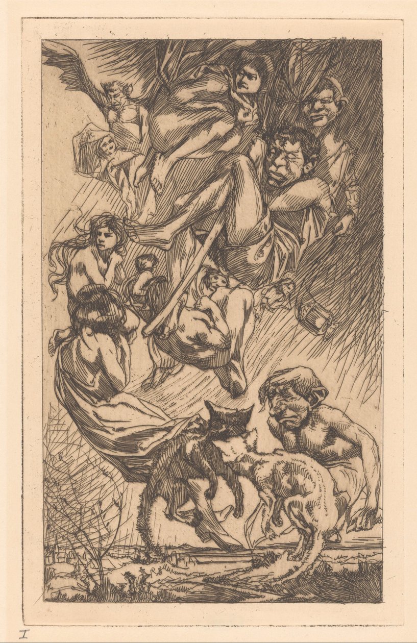 Persone fluttuanti, creature fantastiche e gatti da Johannes Josephus Aarts